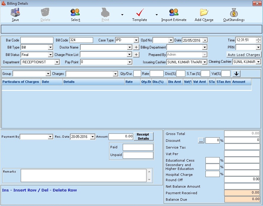 Billing Module JVS Group